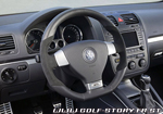 L'interieur de la Golf V GTI