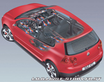 Ecorché de la Golf 5 GTI